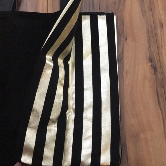 Black & Gold VS Large canvas tote - Picture 5 of 8